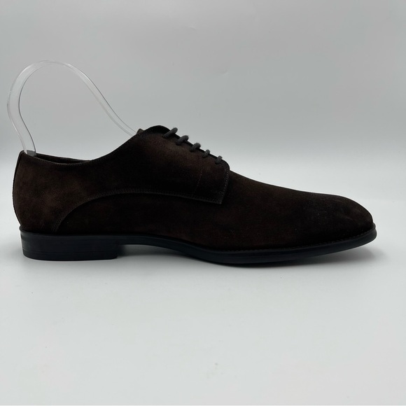 To Boot New York Amedeo Dark Brown Aero Suede Derby Shoes SZ 15-MSRP $399-NEW main image 8